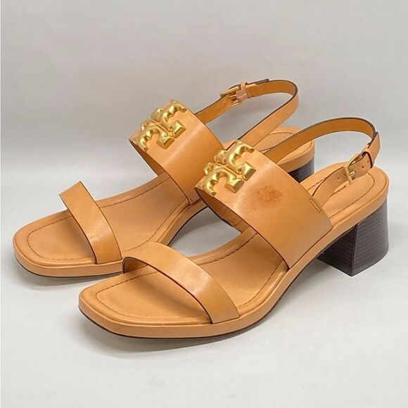 Tory Burch Eleanor Block-Heel Slingback Sandals size 10.5 - Picture 3 of 13